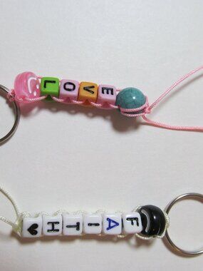 Faith & Love Beaded Keychains